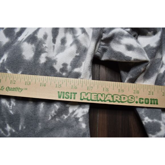 Dress Up Love People Love Clothes Tie Dye Sweatshirt Babydoll Dress White Gray - Picture 5 of 6